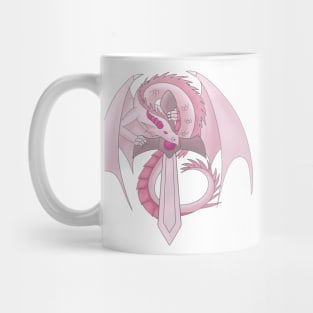 Rose Sword Dragon Mug